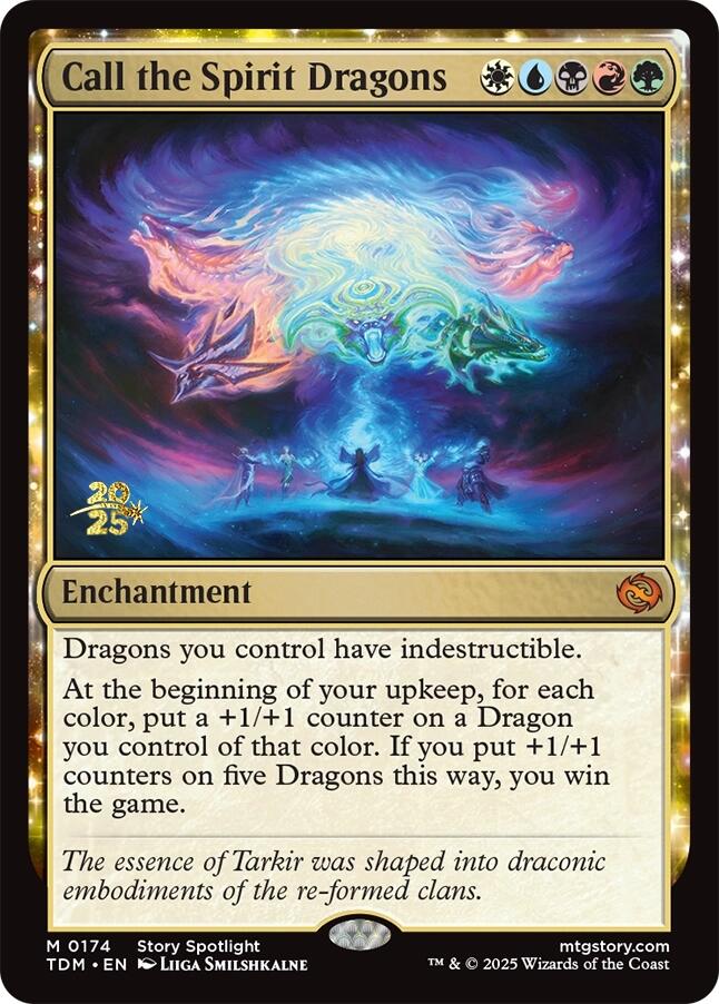 Call the Spirit Dragons [Tarkir: Dragonstorm Prerelease Cards] | Exor Games Truro
