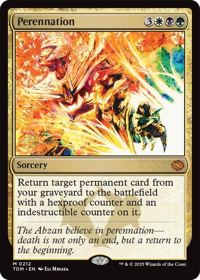Perennation [Tarkir: Dragonstorm Prerelease Promos] | Exor Games Truro