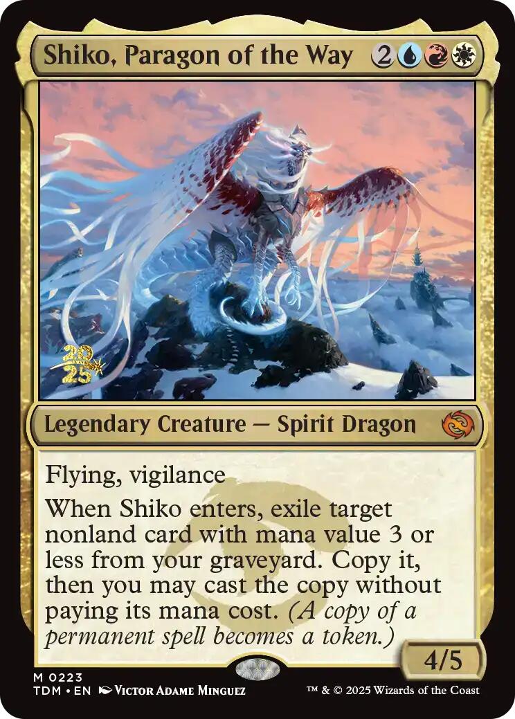 Shiko, Paragon of the Way [Tarkir: Dragonstorm Prerelease Promos] | Exor Games Truro