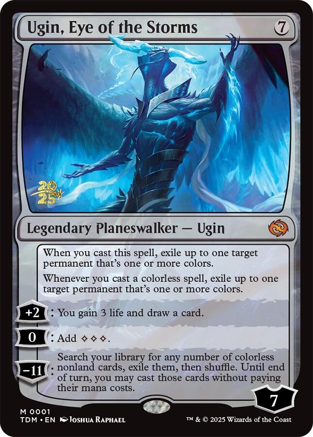 Ugin, Eye of the Storms [Tarkir: Dragonstorm Prerelease Promos] | Exor Games Truro