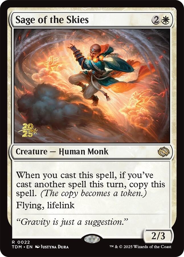 Sage of the Skies [Tarkir: Dragonstorm Prerelease Promos] | Exor Games Truro