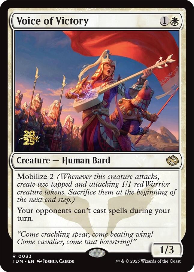 Voice of Victory [Tarkir: Dragonstorm Prerelease Promos] | Exor Games Truro