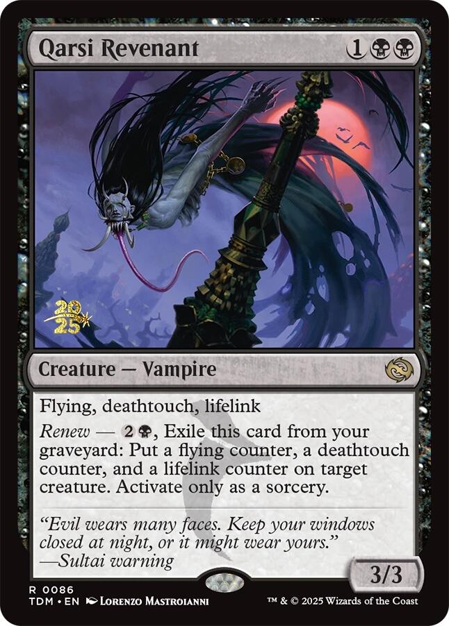 Qarsi Revenant [Tarkir: Dragonstorm Prerelease Promos] | Exor Games Truro