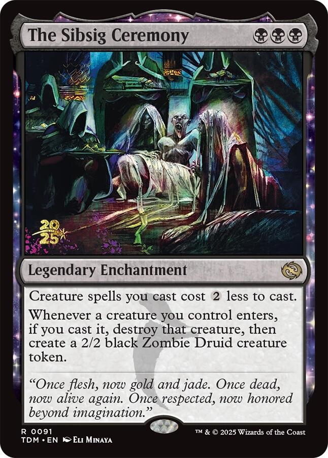 The Sibsig Ceremony [Tarkir: Dragonstorm Prerelease Promos] | Exor Games Truro