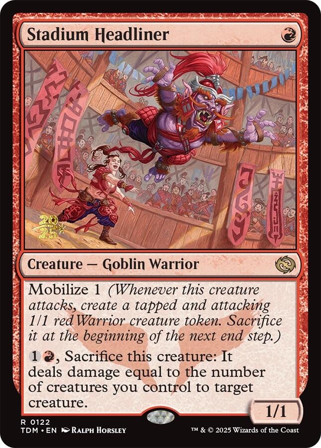 Stadium Headliner [Tarkir: Dragonstorm Prerelease Promos] | Exor Games Truro