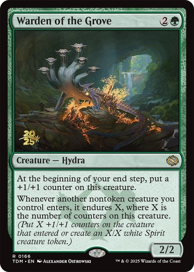 Warden of the Grove [Tarkir: Dragonstorm Prerelease Promos] | Exor Games Truro