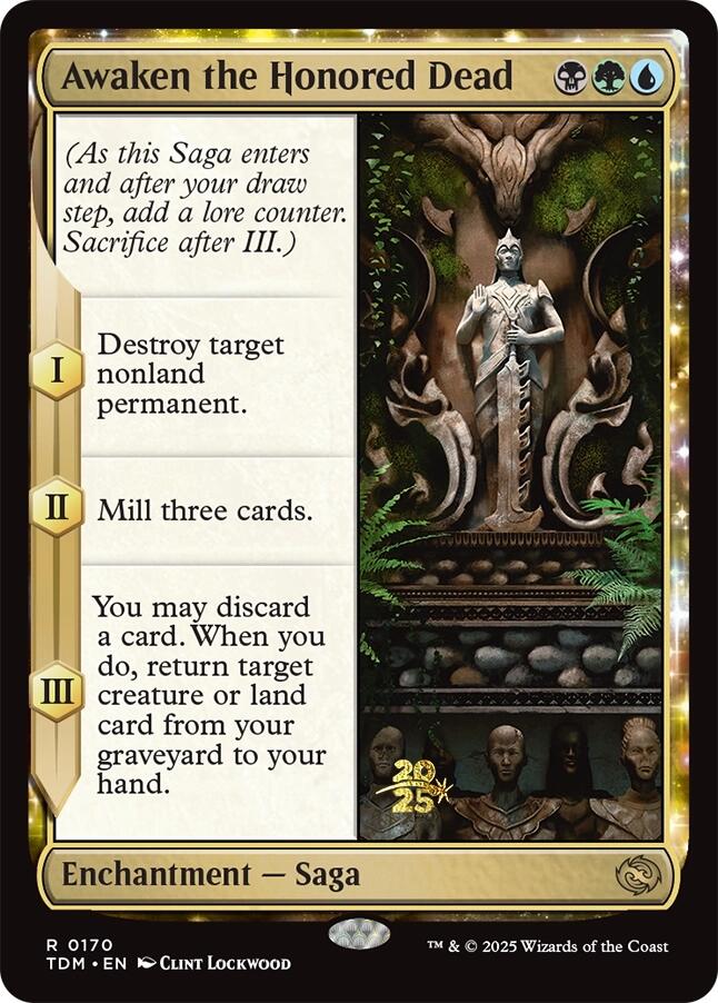 Awaken the Honored Dead [Tarkir: Dragonstorm Prerelease Cards] | Exor Games Truro