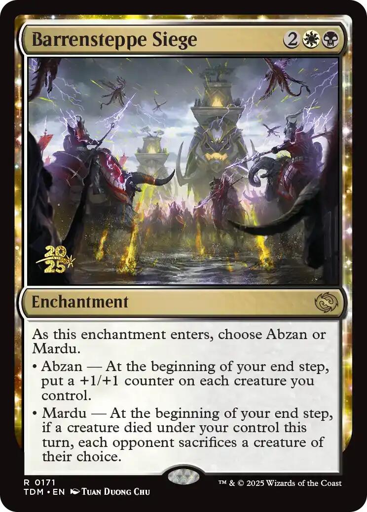 Barrensteppe Siege [Tarkir: Dragonstorm Prerelease Cards] | Exor Games Truro
