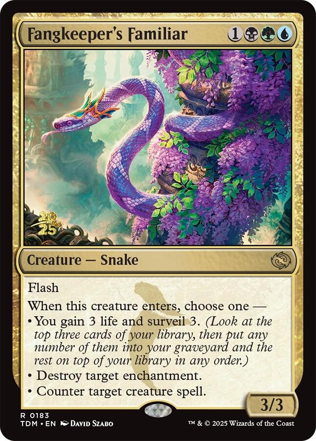 Fangkeeper's Familiar [Tarkir: Dragonstorm Prerelease Promos] | Exor Games Truro