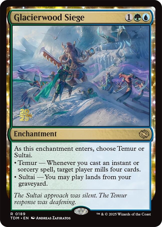 Glacierwood Siege [Tarkir: Dragonstorm Prerelease Promos] | Exor Games Truro