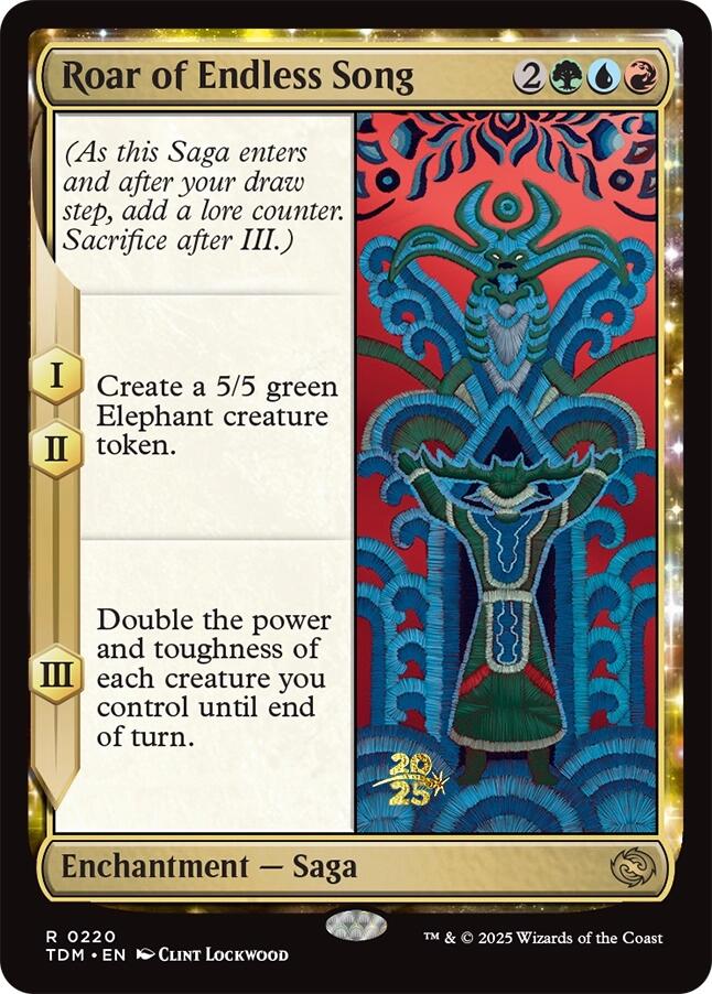 Roar of Endless Song [Tarkir: Dragonstorm Prerelease Promos] | Exor Games Truro