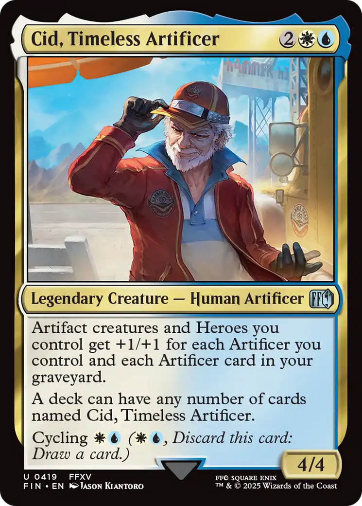 Cid, Timeless Artificer (0419) [FINAL FANTASY] | Exor Games Truro