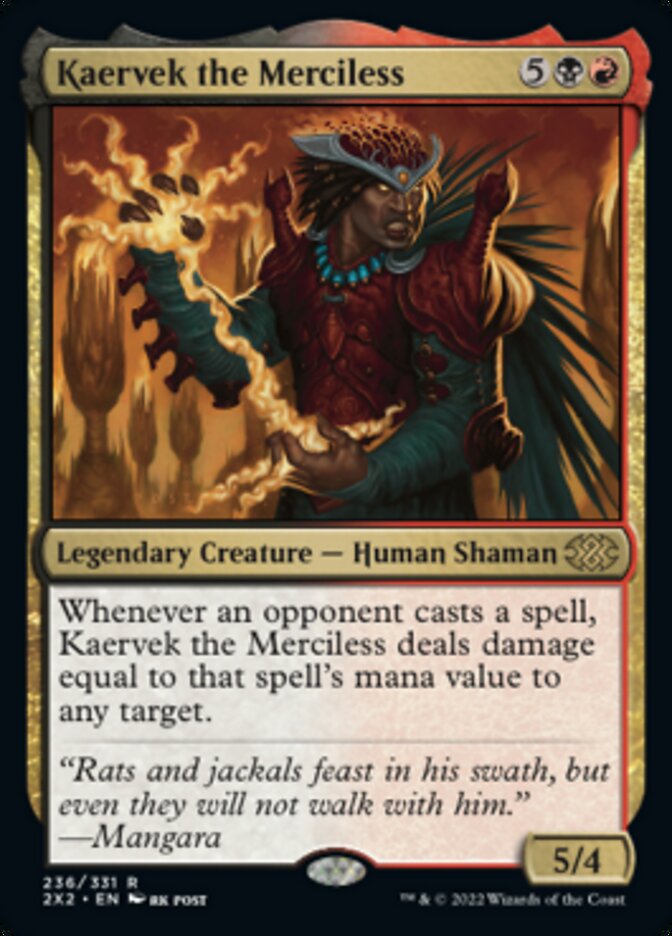 Kaervek the Merciless [Double Masters 2022] | Exor Games Truro