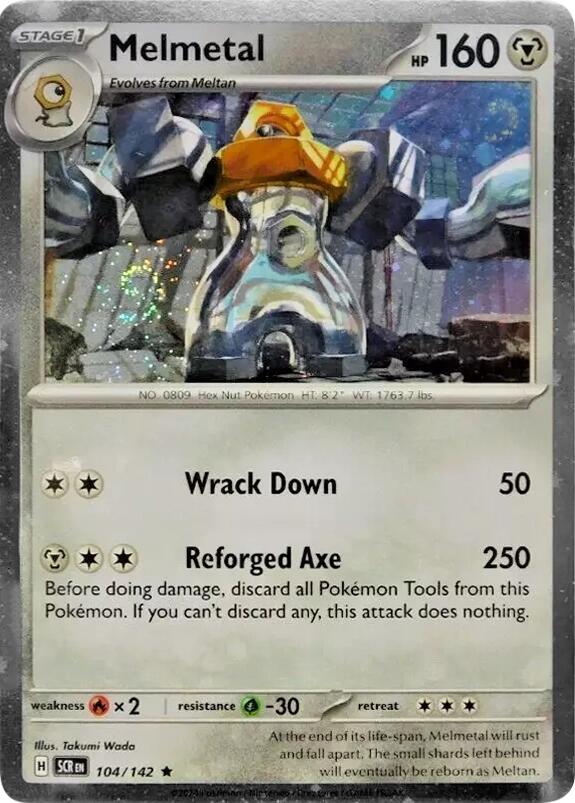 Melmetal (104/142) (Cosmos Holo) [Scarlet & Violet: Stellar Crown] | Exor Games Truro