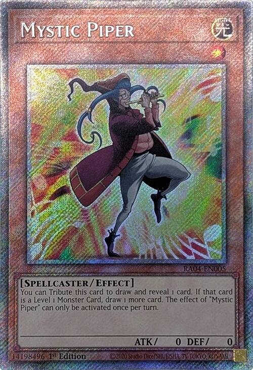 Mystic Piper [RA04-EN005] Platinum Secret Rare | Exor Games Truro