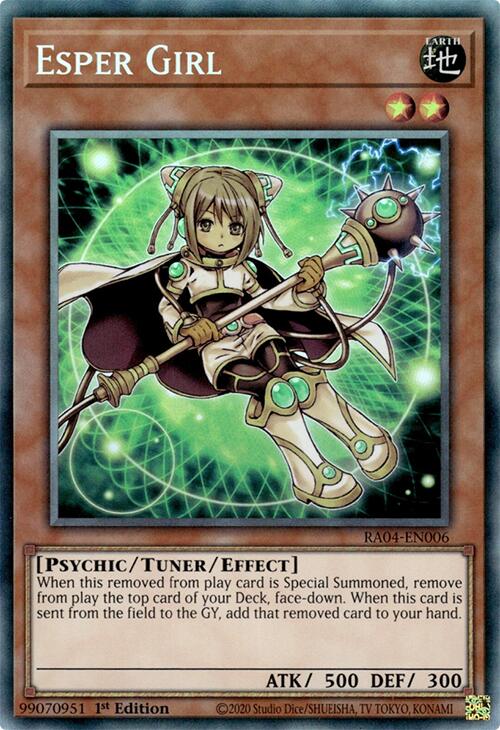 Esper Girl [RA04-EN006] Prismatic Collector's Rare | Exor Games Truro