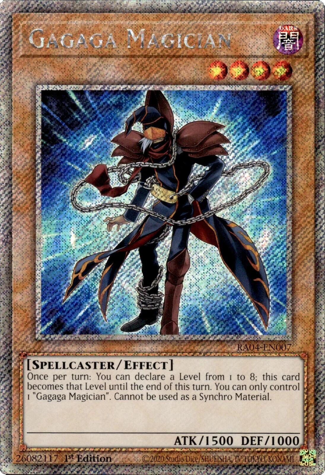 Gagaga Magician [RA04-EN007] Platinum Secret Rare | Exor Games Truro