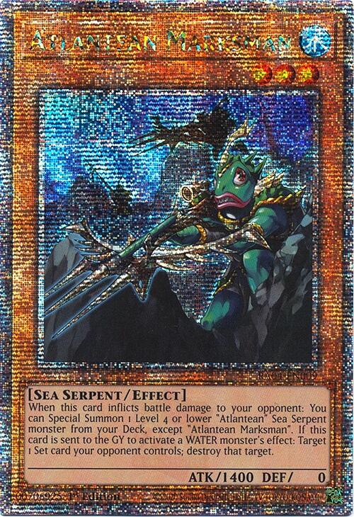 Atlantean Marksman [RA04-EN009] Quarter Century Secret Rare | Exor Games Truro