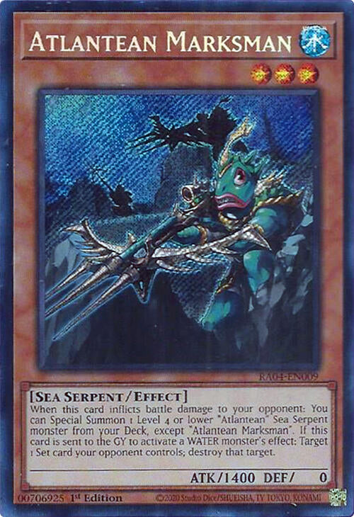 Atlantean Marksman [RA04-EN009] Secret Rare | Exor Games Truro