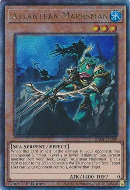 Atlantean Marksman [RA04-EN009] Prismatic Ultimate Rare | Exor Games Truro