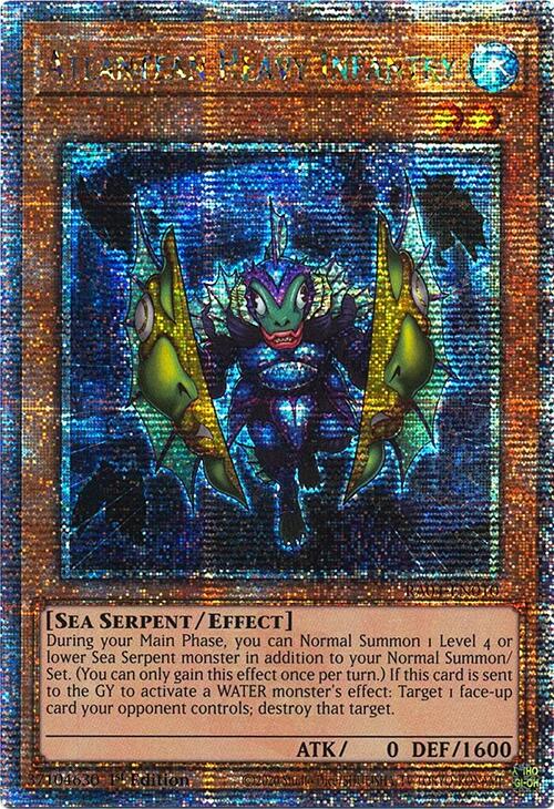 Atlantean Heavy Infantry [RA04-EN010] Quarter Century Secret Rare | Exor Games Truro