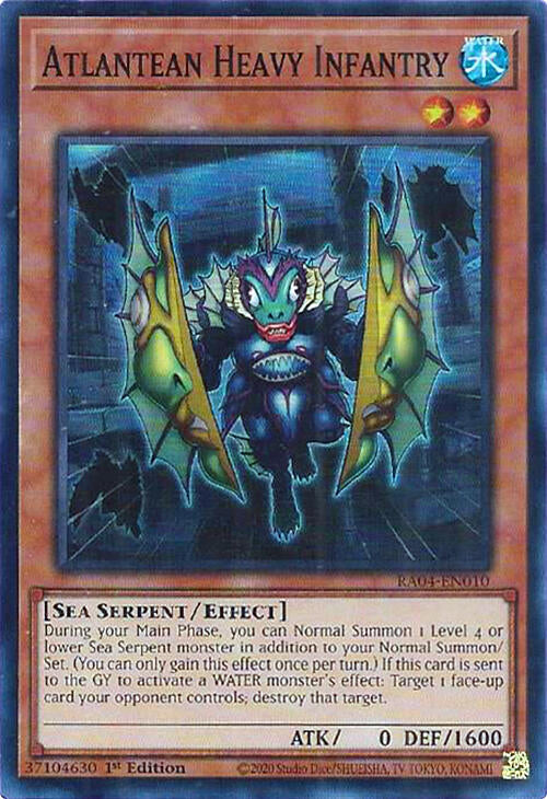 Atlantean Heavy Infantry [RA04-EN010] Super Rare | Exor Games Truro