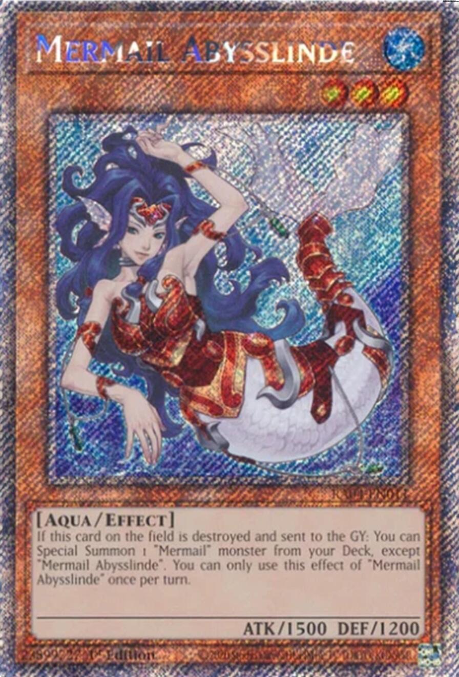 Mermail Abysslinde [RA04-EN011] Platinum Secret Rare | Exor Games Truro