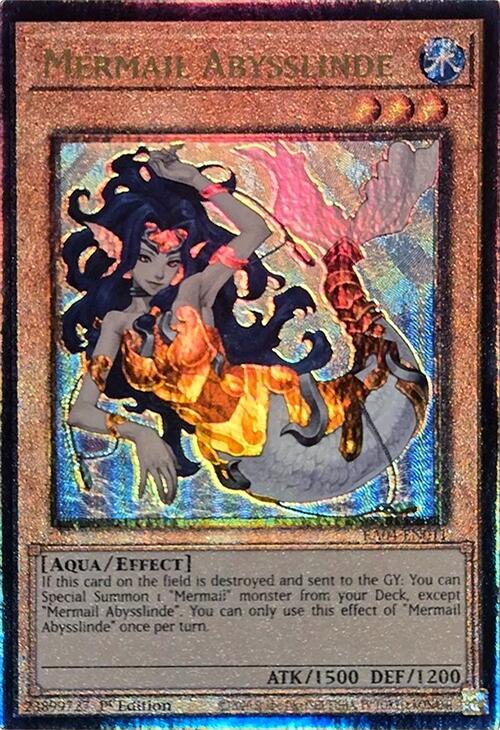 Mermail Abysslinde [RA04-EN011] Prismatic Ultimate Rare | Exor Games Truro