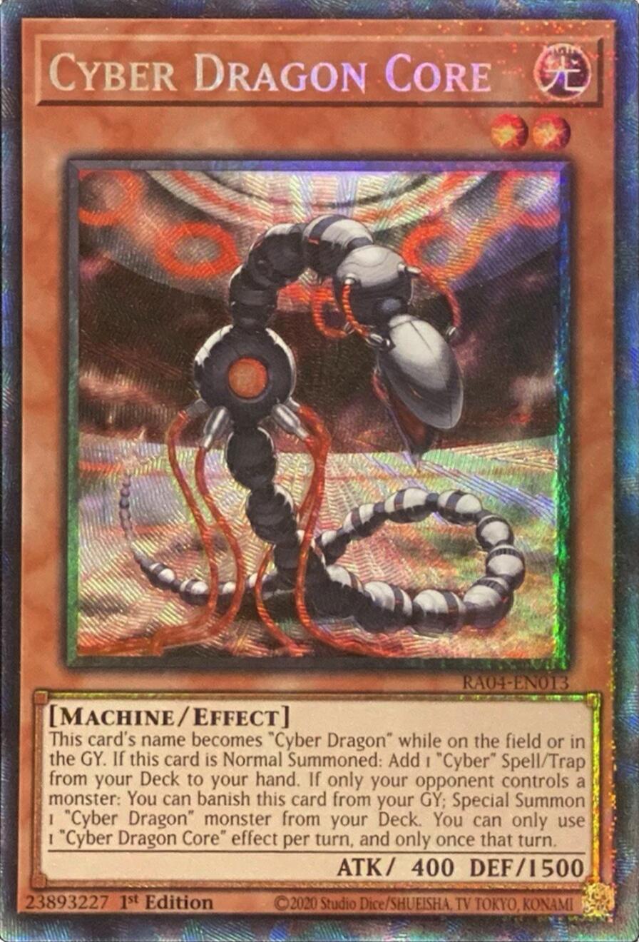 Cyber Dragon Core [RA04-EN013] Prismatic Collector's Rare | Exor Games Truro