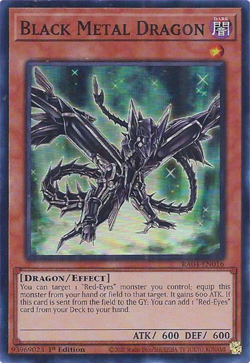 Black Metal Dragon [RA04-EN016] Super Rare | Exor Games Truro