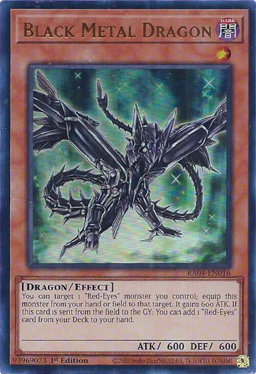 Black Metal Dragon [RA04-EN016] Ultra Rare | Exor Games Truro