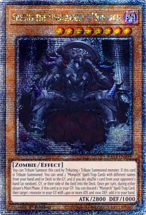 Erebus the Underworld Monarch [RA04-EN019] Quarter Century Secret Rare | Exor Games Truro
