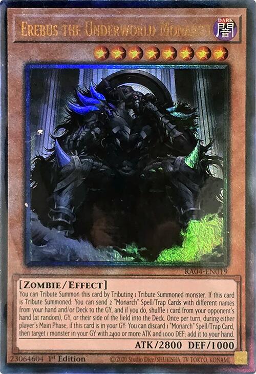 Erebus the Underworld Monarch [RA04-EN019] Prismatic Ultimate Rare | Exor Games Truro