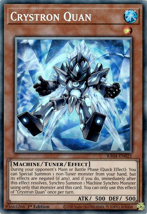 Crystron Quan [RA04-EN021] Prismatic Collector's Rare | Exor Games Truro