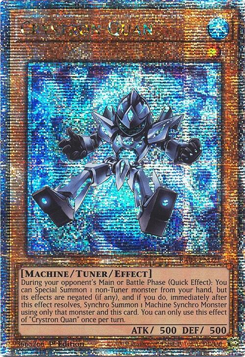 Crystron Quan [RA04-EN021] Quarter Century Secret Rare | Exor Games Truro
