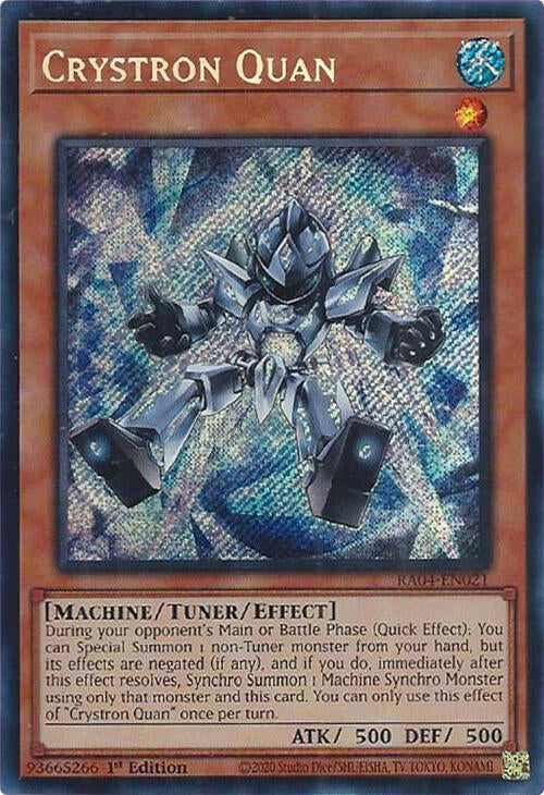 Crystron Quan [RA04-EN021] Secret Rare | Exor Games Truro
