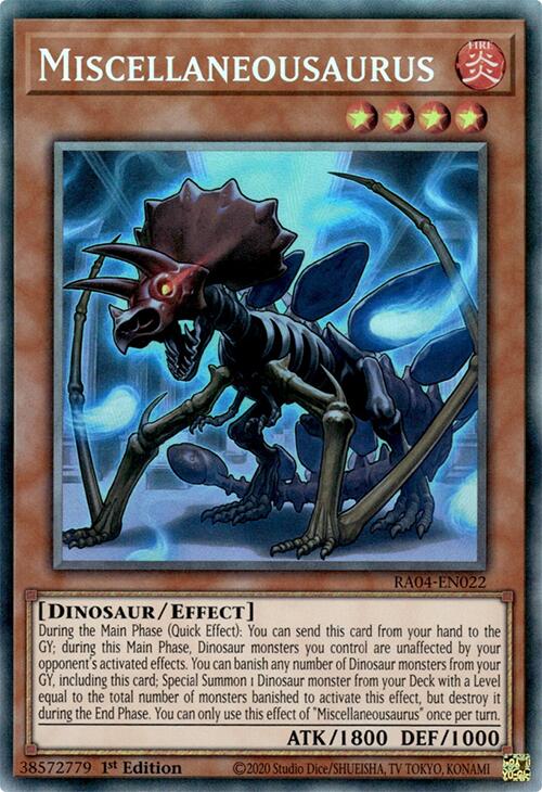 Miscellaneousaurus [RA04-EN022] Prismatic Collector's Rare | Exor Games Truro