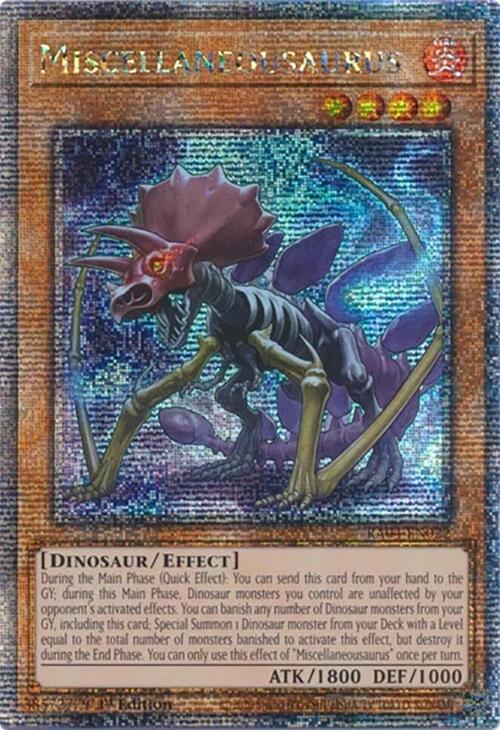Miscellaneousaurus [RA04-EN022] Quarter Century Secret Rare | Exor Games Truro