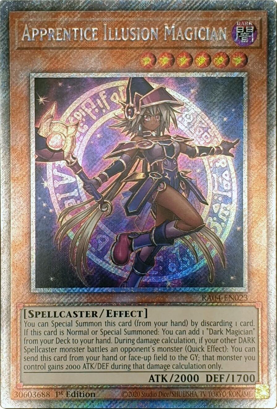 Apprentice Illusion Magician [RA04-EN023] Platinum Secret Rare | Exor Games Truro