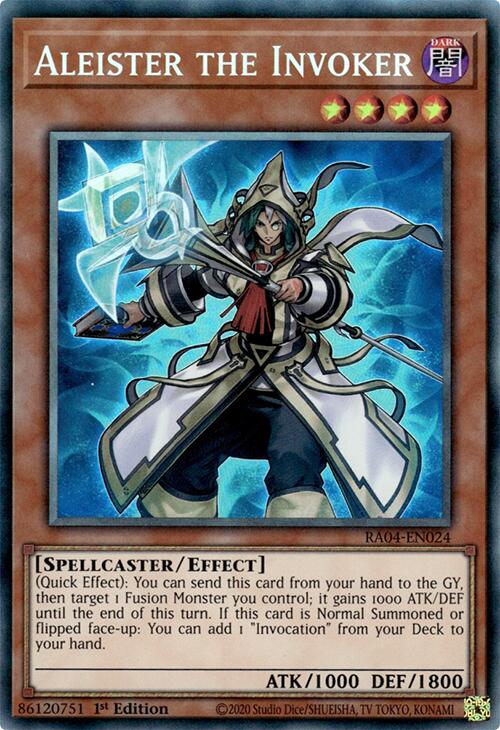 Aleister the Invoker (Alternate Art) [RA04-EN024] Prismatic Collector's Rare | Exor Games Truro