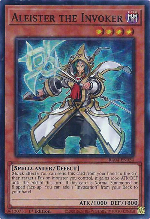Aleister the Invoker (Alternate Art) [RA04-EN024] Super Rare | Exor Games Truro