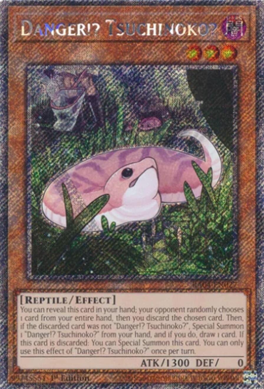 Danger!? Tsuchinoko? [RA04-EN027] Platinum Secret Rare | Exor Games Truro