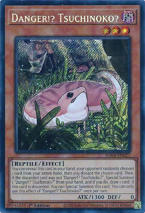 Danger!? Tsuchinoko? [RA04-EN027] Secret Rare | Exor Games Truro