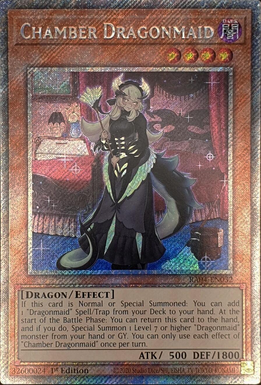 Chamber Dragonmaid [RA04-EN032] Platinum Secret Rare | Exor Games Truro