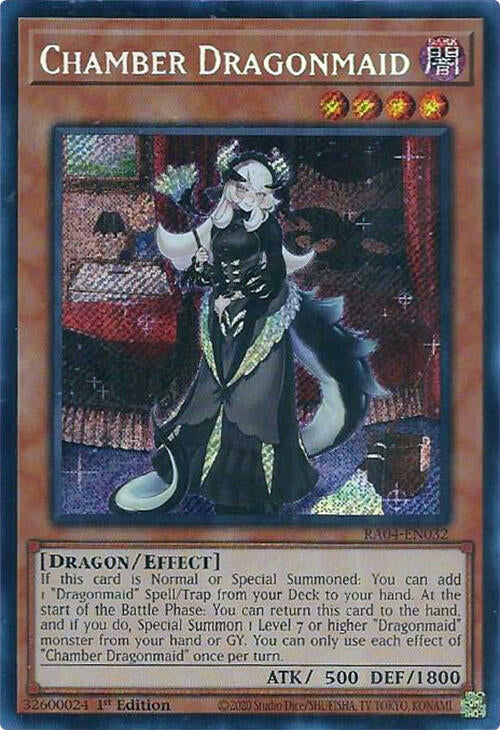 Chamber Dragonmaid [RA04-EN032] Secret Rare | Exor Games Truro