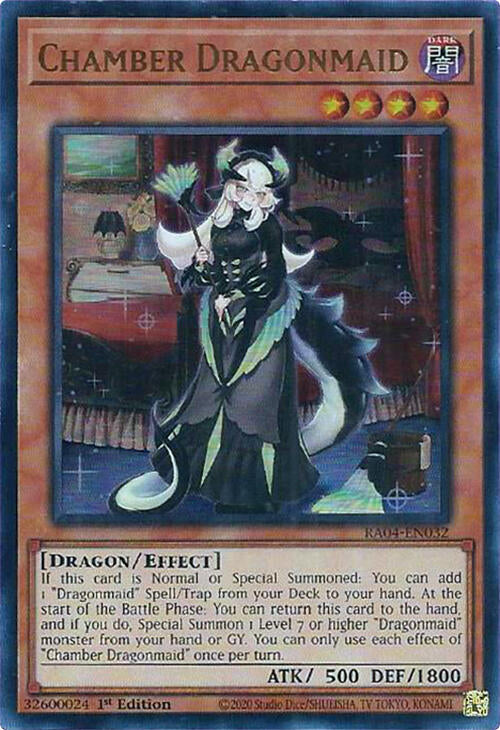 Chamber Dragonmaid [RA04-EN032] Ultra Rare | Exor Games Truro