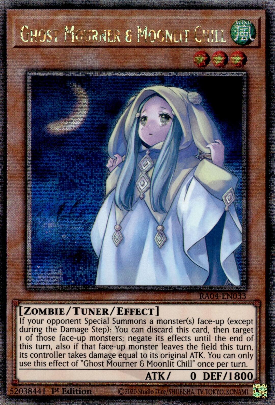 Ghost Mourner & Moonlit Chill [RA04-EN033] Quarter Century Secret Rare | Exor Games Truro
