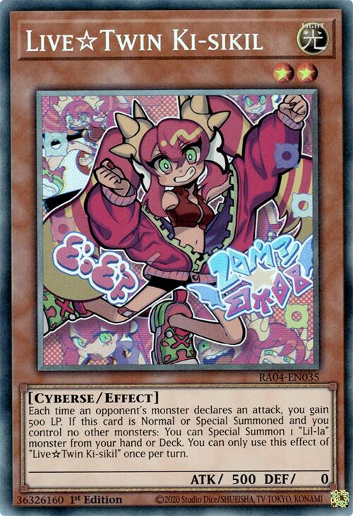 LiveTwin Ki-sikil [RA04-EN035] Prismatic Collector's Rare | Exor Games Truro