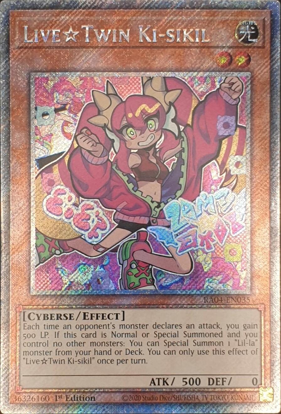 LiveTwin Ki-sikil [RA04-EN035] Platinum Secret Rare | Exor Games Truro