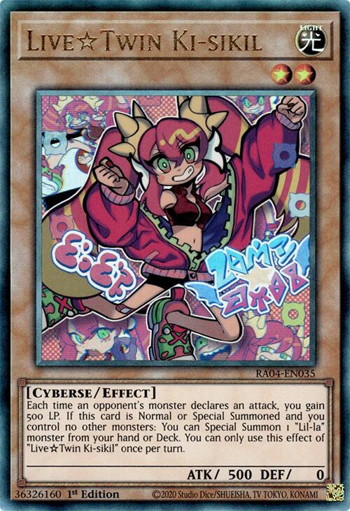 LiveTwin Ki-sikil [RA04-EN035] Prismatic Ultimate Rare | Exor Games Truro